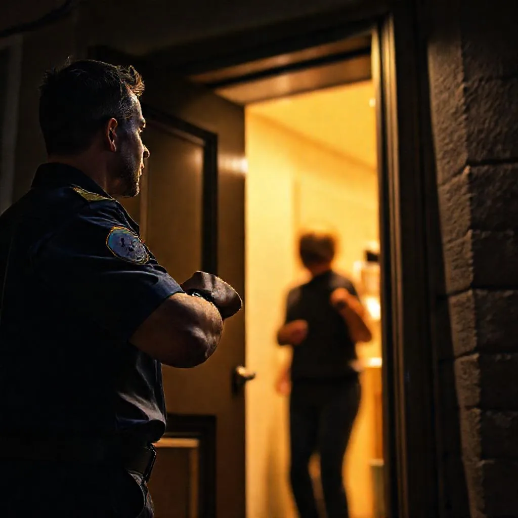 Cerrajero de Serralleria Octavià trabajando en una cerradura en Sant Cugat