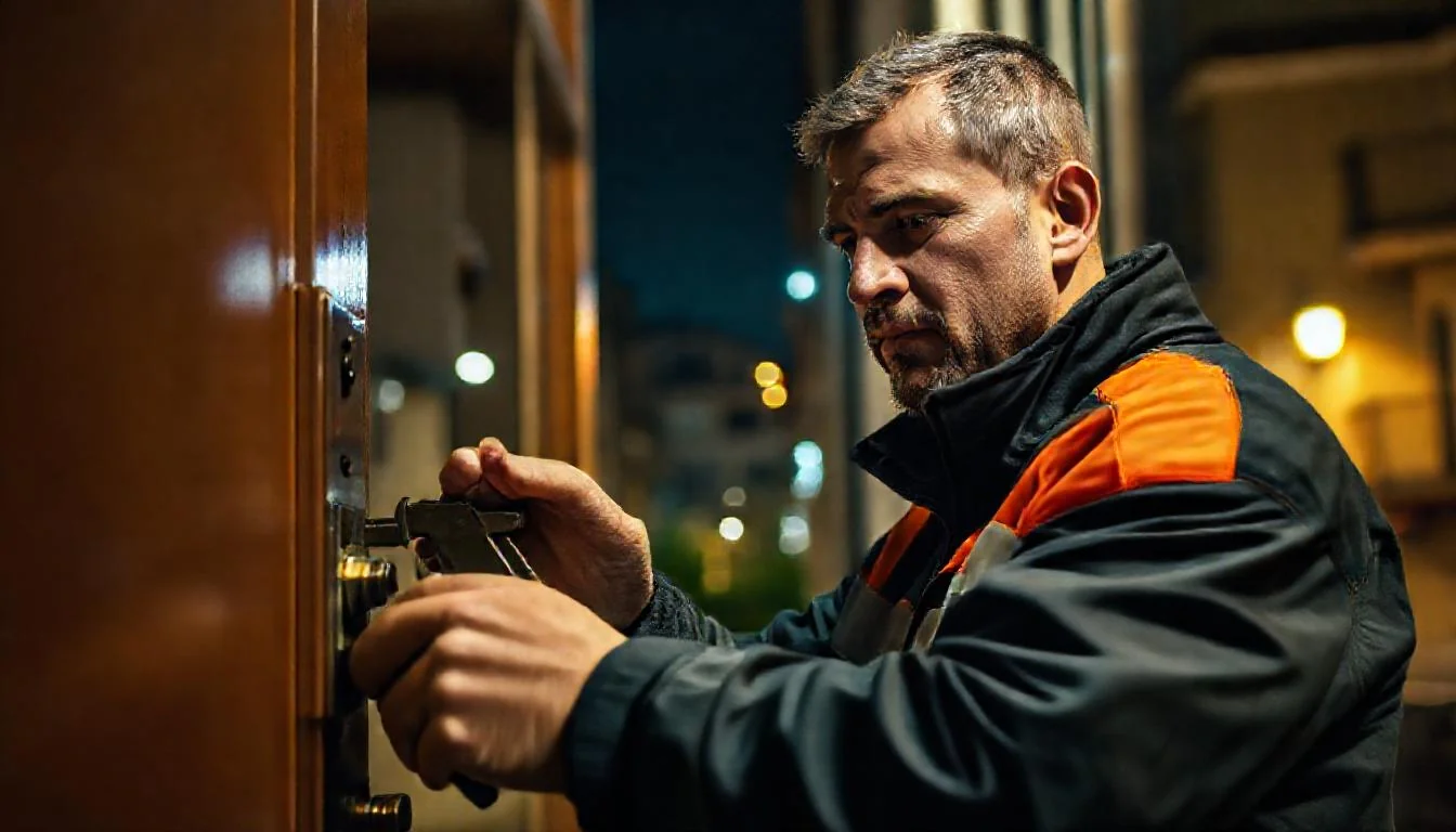 Instalación de cerradura de seguridad por Serralleria Octavià